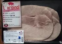 Mängden socker i Jambon cuit supérieur au sel de Guérande sans sel nitrité