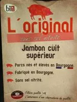 Mängden socker i Jambon cuit supérieur