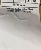 Mängden socker i Kentuchy bourbon sirloin Steak
