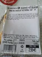 Mängden socker i Pain au chocolat au beurre AOP X4