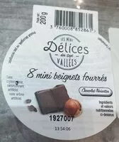 Mängden socker i Beignets fourrés chocolat