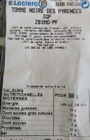 Mängden socker i Tomme noire des Pyrénées