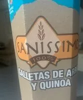 Mängden socker i Galletas de arroz y quinoa