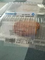 Mängden socker i Cookies chocolat blanc framboises