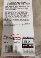 Mängden socker i Stuffed Bell Peppers