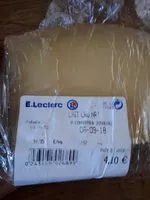 Mängden socker i Comté lait cru nrt