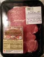 Mängden socker i Natural Pork Boneless Pork Loin Chops