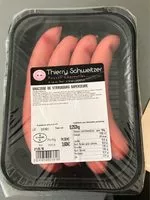 Mängden socker i Saucisse de Strasbourg superieure