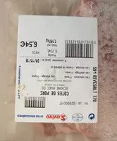 Mängden socker i Cotes de porc