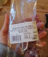 Mängden socker i Saucisse sèche perche frais