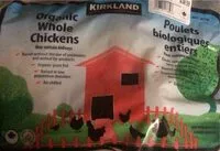 Mängden socker i whole chickens organic