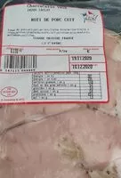Mängden socker i Rôti de porc cuit