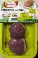 Mängden socker i Paupiettes de veau