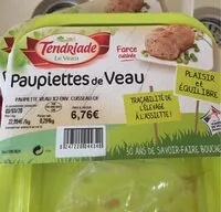 Mängden socker i Papoettes de veau