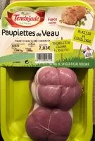 Mängden socker i Paupiettes de veau