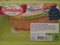 Mängden socker i Escalope veau attendrie et marinée milanaise