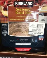 Mängden socker i Seasoned roast beef