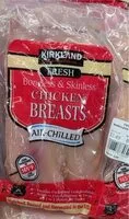 Mängden socker i Boneless and skinless chicken breasts