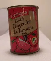 Mängden socker i Double concentré de tomates