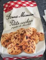 Mängden socker i Petits cookies pépites de chocolat