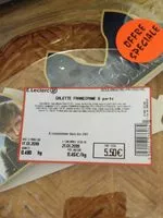 Mängden socker i Galette frangipane