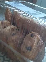 Mängden socker i 5 croissant et 5 pain au chocolat