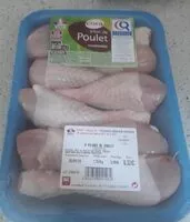 Mängden socker i Pilons de poulet CORA