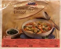 Mängden socker i Hühnersuppen-Eintopf