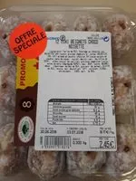 Mängden socker i 12 beignets chocolat noisette