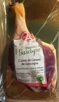 Mängden socker i cuisse de canard de Gascogne