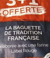 Mängden socker i Baguette tradition 3+1