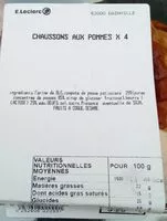 Mängden socker i Chaussons aux pommes X4