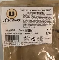 Mängden socker i Pâté de campagne a l'ancienne de porc francais