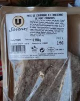 Mängden socker i Pâté de campagne à l'ancienne