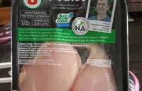 Mängden socker i 2 filet de poulet blanc