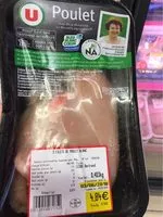 Mängden socker i Filet de poulet blanc u