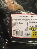 Mängden socker i Bleu blanc coeur Filet de poulet