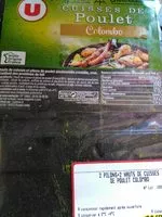 Mängden socker i Cuisses de poulet au Colombo