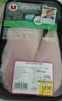 Mängden socker i Filet de poulet blanc