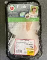 Mängden socker i Filet de poulet blanc