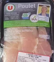Mängden socker i Escalopes extra fines de poulet blanc