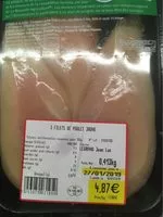 Mängden socker i Filets de Poulet jaune