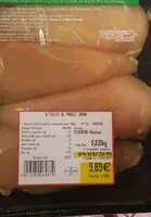 Mängden socker i 6 filets de Poulet jaune