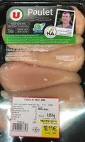 Mängden socker i Poulet -6 filets de poulet jaune