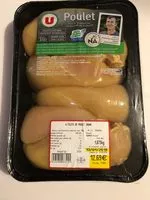 Mängden socker i 6 filets de poulet jaune
