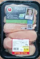 Mängden socker i 6 Filets de poulet