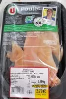 Mängden socker i Aiguillette de poulet jaune