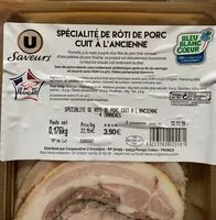 Mängden socker i Specialite de roti de porc cuit a l'ancienne