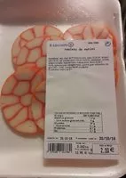 Mängden socker i Rouleau de surimi