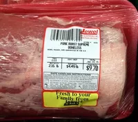 Mängden socker i Pork Roast Supreme Boneless